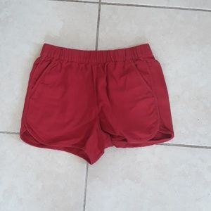 Red Madewell Pocket Shorts